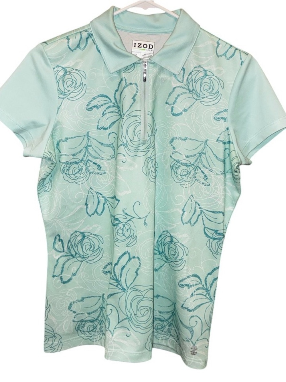 Izod Light Mint Polo Golf women’s Shirt Bundle SZ S/M - Picture 6 of 10